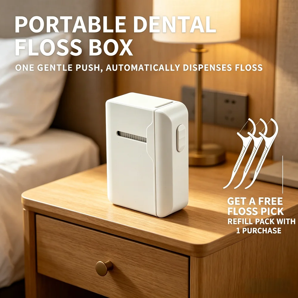 80Pcs Dental Floss Picks Teeth Care Sticks with Auto Dispenser, Lightweight Cleaner for Home Travel Office
80Pcs Dental Floss Picks Teeth Care Sticks with Auto Dispenser, Lightweight Cleaner for Home Travel Office