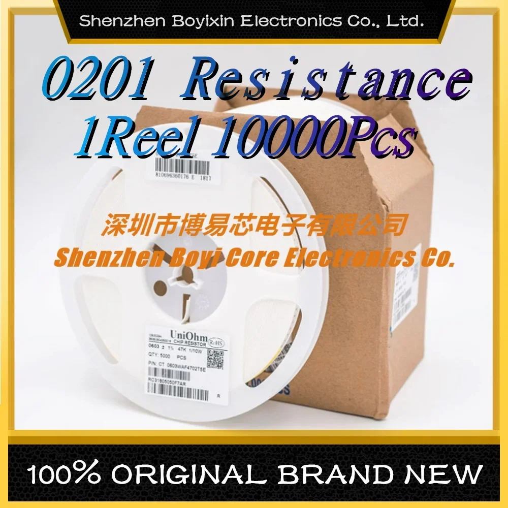 10000Pcs SMD 0201 1% High Precision 1R 2R 3R 4R 5.6R 10R 20R 30R 40R 56R 68R 82R 0.1R 100R 220R 470R 1K 10K 20K 33K 82k
10000Pcs SMD 0201 1% High Precision 1R 2R 3R 4R 5.6R 10R 20R 30R 40R 56R 68R 82R 0.1R 100R 220R 470R 1K 10K 20K 33K 82k