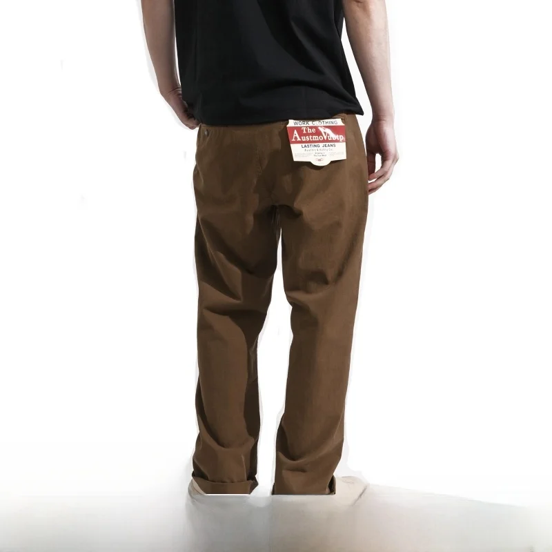 Retro Men's Casual Straight Leg Cotton Work Trousers Breathable Wear Resistant Spring Summer Fashionable Long Pants
Retro Men's Casual Straight Leg Cotton Work Trousers Breathable Wear Resistant Spring Summer Fashionable Long Pants