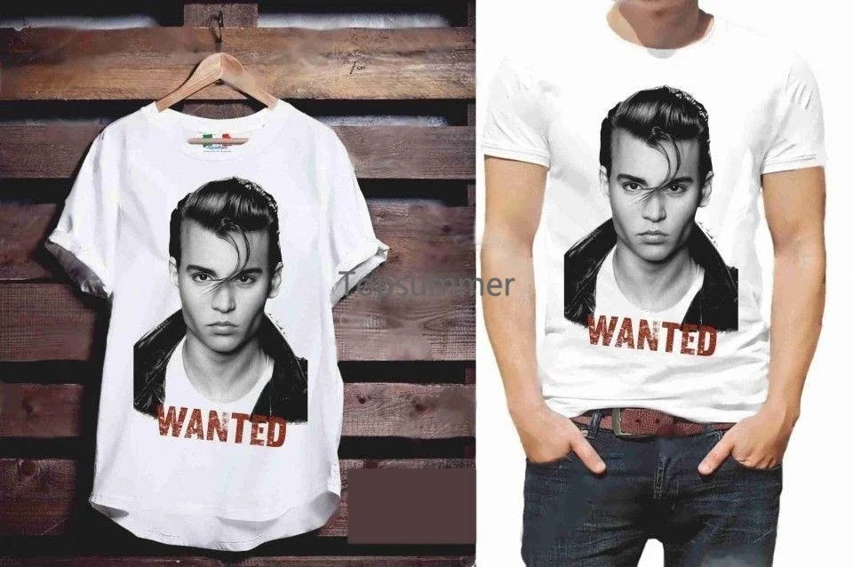 Maglia Maglietta T-Shirt Uomo Donna Johnny Depp Vintage Film T Shirt For Men Boy Short Sleeve Cool Top Tees Plus Size
Maglia Maglietta T-Shirt Uomo Donna Johnny Depp Vintage Film T Shirt For Men Boy Short Sleeve Cool Top Tees Plus Size