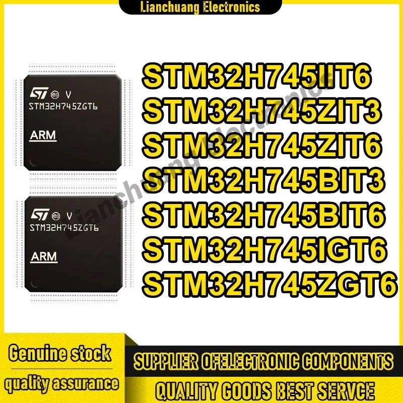 STM32H745IIT6 STM32H745ZIT3 STM32H745ZIT6 STM32H745BIT3 STM32H745BIT6 STM32H745IGT6 STM32H745ZGT6 IC chipset New Original
STM32H745IIT6 STM32H745ZIT3 STM32H745ZIT6 STM32H745BIT3 STM32H745BIT6 STM32H745IGT6 STM32H745ZGT6 IC chipset New Original