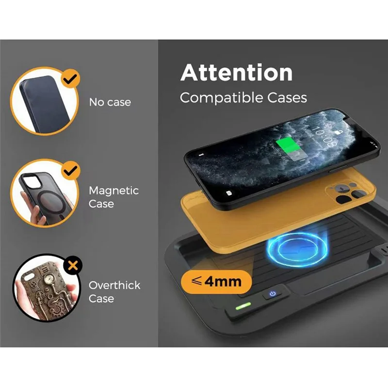 Qi Car Wireless Charger For Toyota Corolla 2020-2024 Fast Charging USB Port Wireless Charging Devices-TCES
Qi Car Wireless Charger For Toyota Corolla 2020-2024 Fast Charging USB Port Wireless Charging Devices-TCES