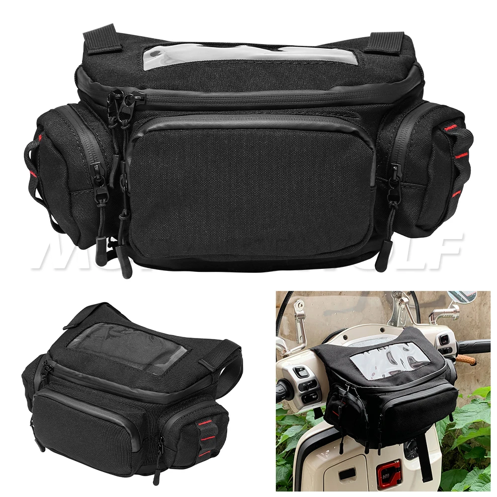 Motorcycle Handlebar Bag Fuel Tank Bag Windscreen Bag Mobile Phone Touch Screen Earphone Bag for vespa gts300 tmax 560 530 xmax
Motorcycle Handlebar Bag Fuel Tank Bag Windscreen Bag Mobile Phone Touch Screen Earphone Bag for vespa gts300 tmax 560 530 xmax