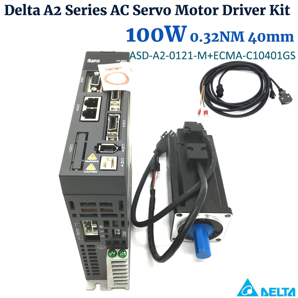 Delta A2 100W ASD-A2-0121-M ECMA-C10401GS серводвигатель переменного тока Привод комплект Canopen 0.1KW 0.32NM 3000 об/мин 40 мм с 3 м Кабель для программирования Новый в к...
Delta A2 100W ASD-A2-0121-M ECMA-C10401GS серводвигатель переменного тока Привод комплект Canopen 0.1KW 0.32NM 3000 об/мин 40 мм с 3 м Кабель для программирования Новый в к...