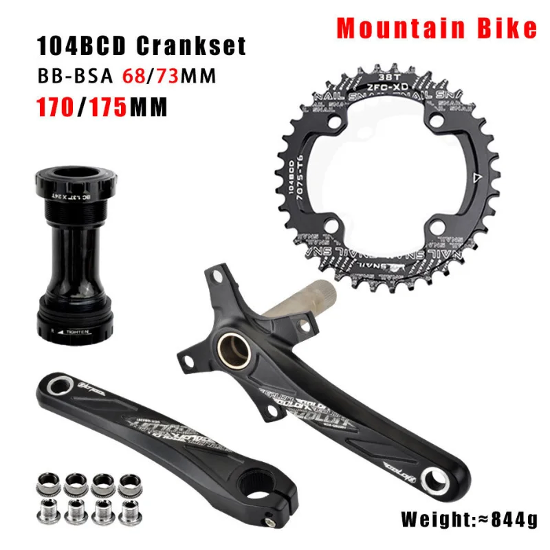 Велосипедная звездочка 104BCD MTB Велосипедная рукоятка из алюминиевого сплава с нижней частью 170 мм Крышка черная 32T 34T 36T 38T Пластина
Велосипедная звездочка 104BCD MTB Велосипедная рукоятка из алюминиевого сплава с нижней частью 170 мм Крышка черная 32T 34T 36T 38T Пластина