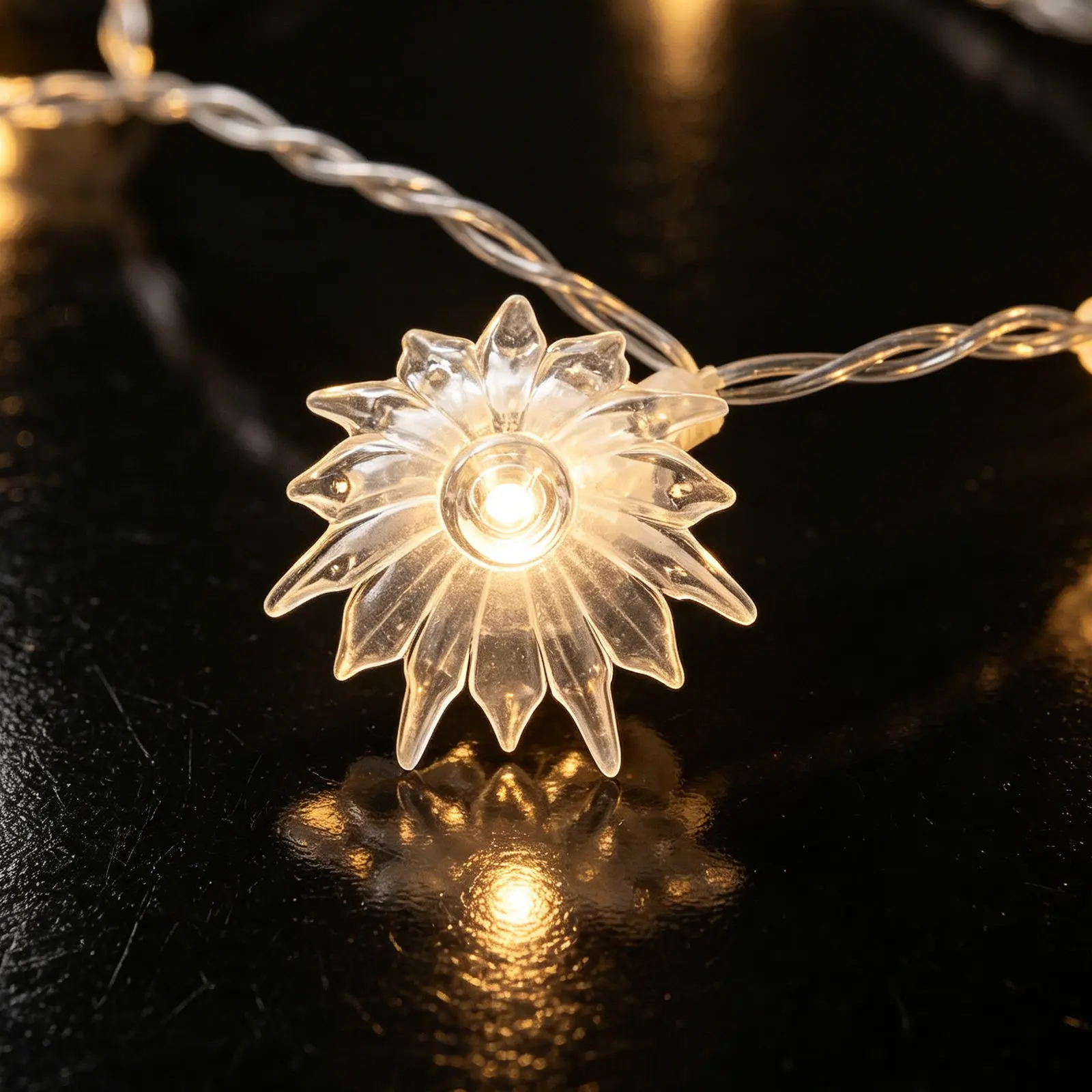 50Pcs Sunflower String Light Covers Transparent Floral Plastic LED Light Shade Decorative Fairy Flower Lampshade for Patio
50Pcs Sunflower String Light Covers Transparent Floral Plastic LED Light Shade Decorative Fairy Flower Lampshade for Patio