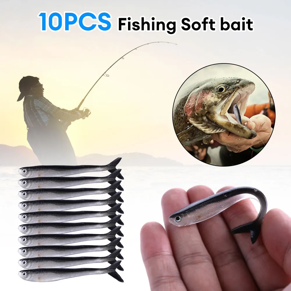 10 PCS/Bag 8cm/2g Soft Fish Lure Silver Silicone Wobblers Fishing Tackle Jigging Fishing Bait Jig Head Bait
10 PCS/Bag 8cm/2g Soft Fish Lure Silver Silicone Wobblers Fishing Tackle Jigging Fishing Bait Jig Head Bait