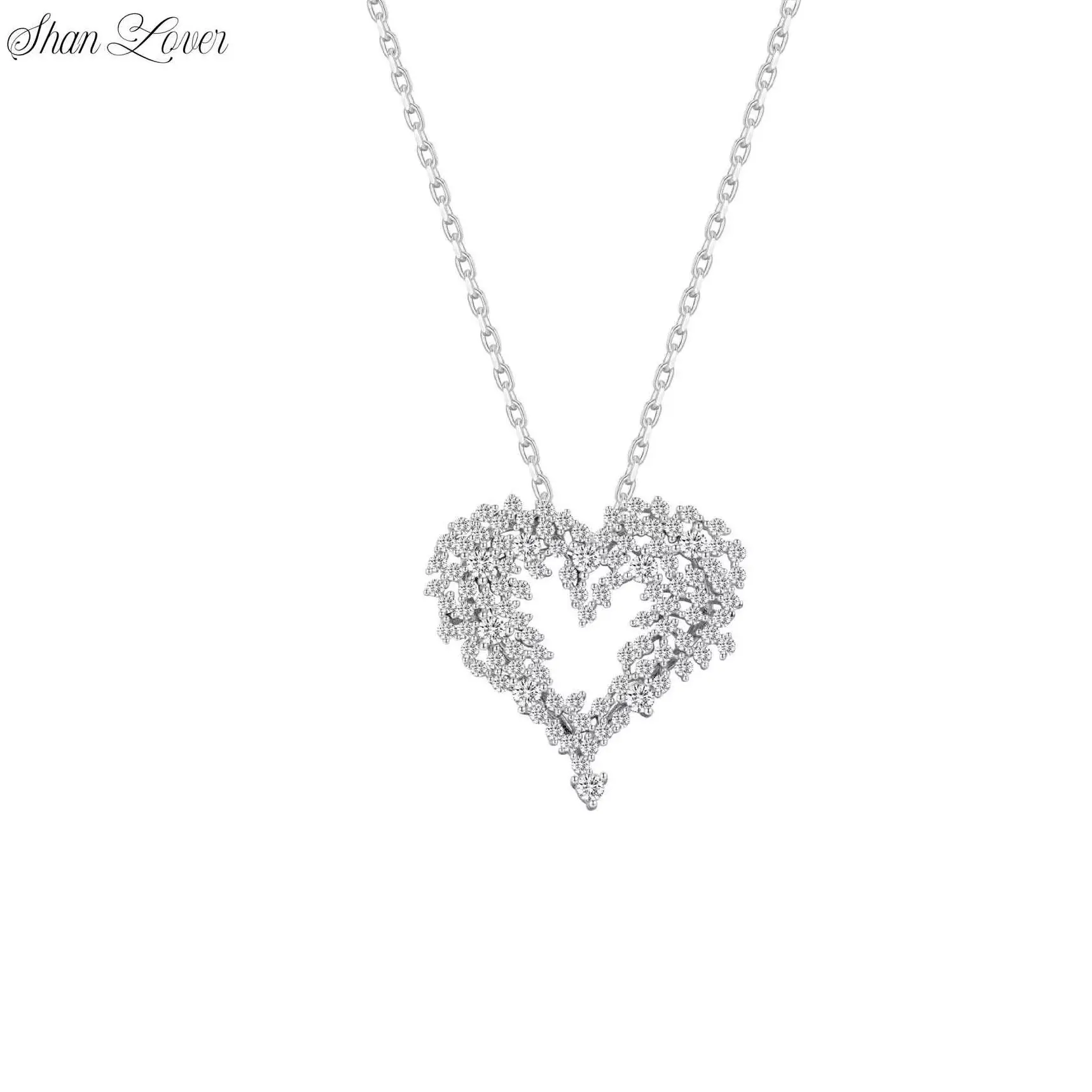 ShanLover Brand s925 925 Puer Sterling Silver Jewelry Pendants Necklace For Lovers Heart Zircon Gemstones Chain Necklace Pendant
ShanLover Brand s925 925 Puer Sterling Silver Jewelry Pendants Necklace For Lovers Heart Zircon Gemstones Chain Necklace Pendant