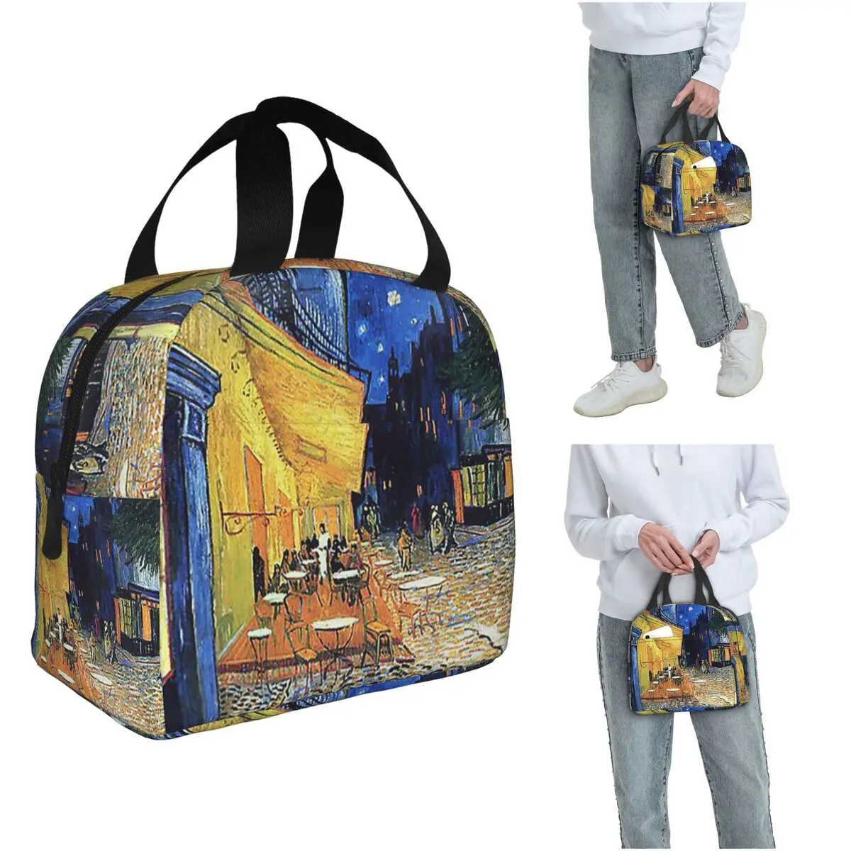 Термосумка для обедов Vincent Van Gogh - The Cafe Terrace On The Place De Forum, изолированная сумка для еды для женщин и детей, термосумка-тоут для ланч-боксов
Термосумка для обедов Vincent Van Gogh - The Cafe Terrace On The Place De Forum, изолированная сумка для еды для женщин и детей, термосумка-тоут для ланч-боксов