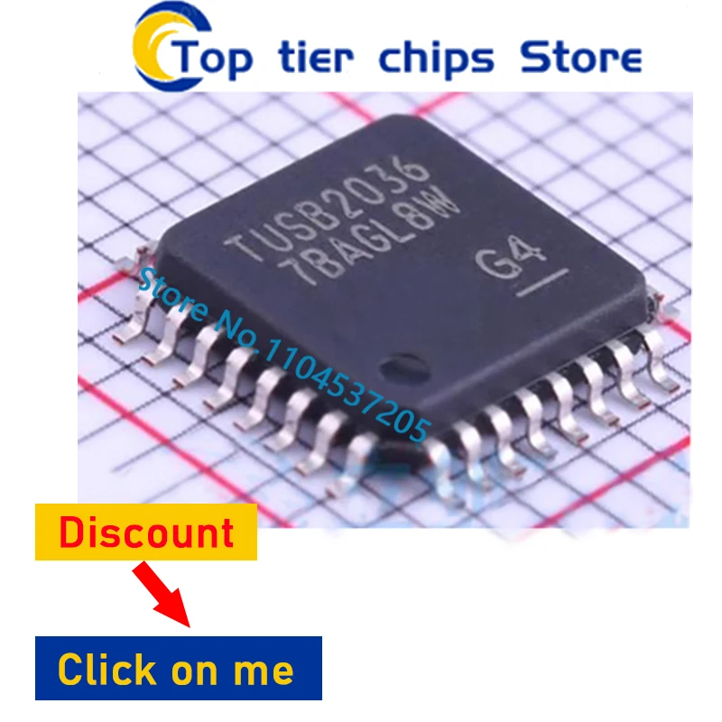 10PCS/LOT TUSB2036VFR TUSB2036 LQFP32
10PCS/LOT TUSB2036VFR TUSB2036 LQFP32