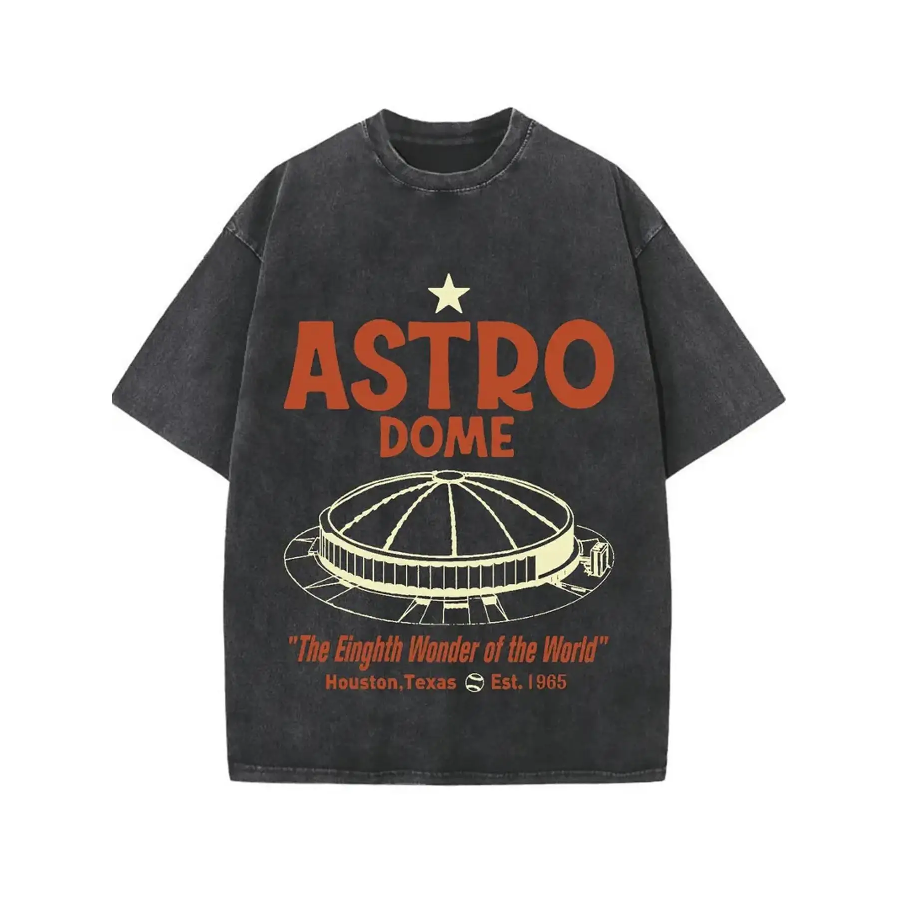 Vintage Oversized T-Shirt Astrodome Graphic Tee Houston Texas Souvenir Retro Landmark Top for Men and Women
Vintage Oversized T-Shirt Astrodome Graphic Tee Houston Texas Souvenir Retro Landmark Top for Men and Women