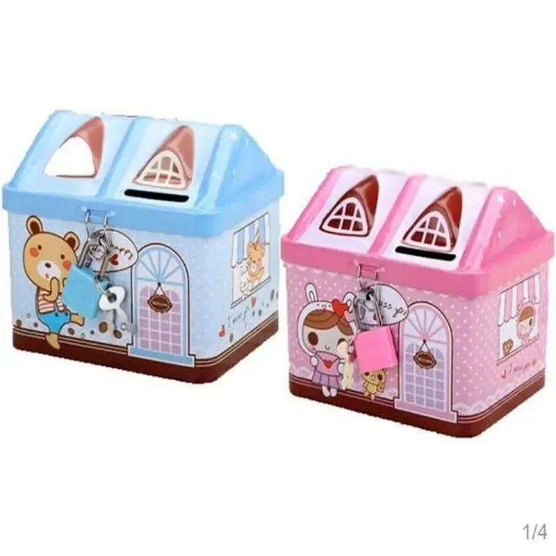 Cute Bear House Coin Box Creative Metal Bank Currency Box Coin Bank Children's Savings Tank Birthday And Christmas Gift Rabbit
Cute Bear House Coin Box Creative Metal Bank Currency Box Coin Bank Children's Savings Tank Birthday And Christmas Gift Rabbit