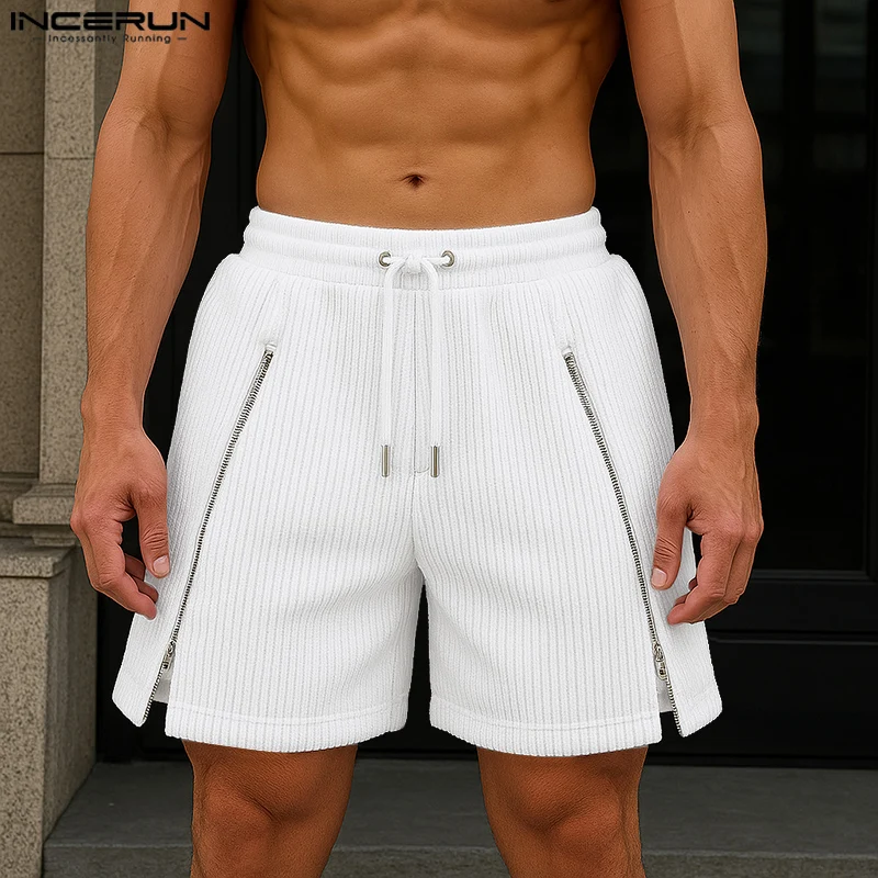 INCERUN мужские шорты однотонные с завязками на молнии свободные летние повседневные мужские шорты трикотажная уличная одежда 2025 модные мужские шорты
INCERUN мужские шорты однотонные с завязками на молнии свободные летние повседневные мужские шорты трикотажная уличная одежда 2025 модные мужские шорты