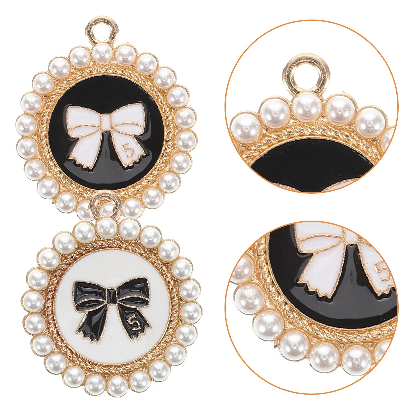 20Pcs Pearl Bowknot Alloy Pendant Charms Round Zinc Alloy Bow Charms for Jewelry Making Necklace Bracelet Earrings DIY
20Pcs Pearl Bowknot Alloy Pendant Charms Round Zinc Alloy Bow Charms for Jewelry Making Necklace Bracelet Earrings DIY