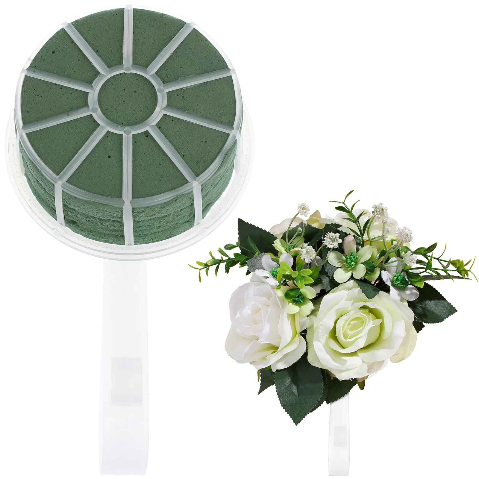 2 Pcs Wedding Bouquet Holder Plastic Flower Arrangement Handle Bridal Foam Support DIY Accessories Outdoor Photography
2 Pcs Wedding Bouquet Holder Plastic Flower Arrangement Handle Bridal Foam Support DIY Accessories Outdoor Photography