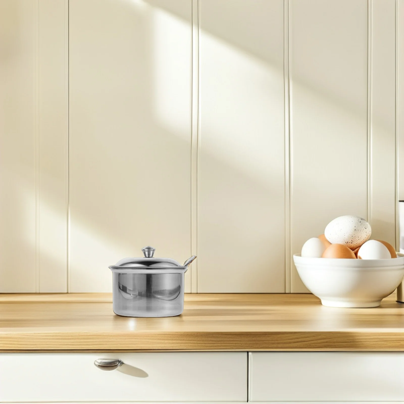 Горшок для приправ из нержавеющей стали, металлическая канистра для сахара, крышка, ложка, кухонный контейнер для специй, банка для приправ, горшки для приправ
Горшок для приправ из нержавеющей стали, металлическая канистра для сахара, крышка, ложка, кухонный контейнер для специй, банка для приправ, горшки для приправ