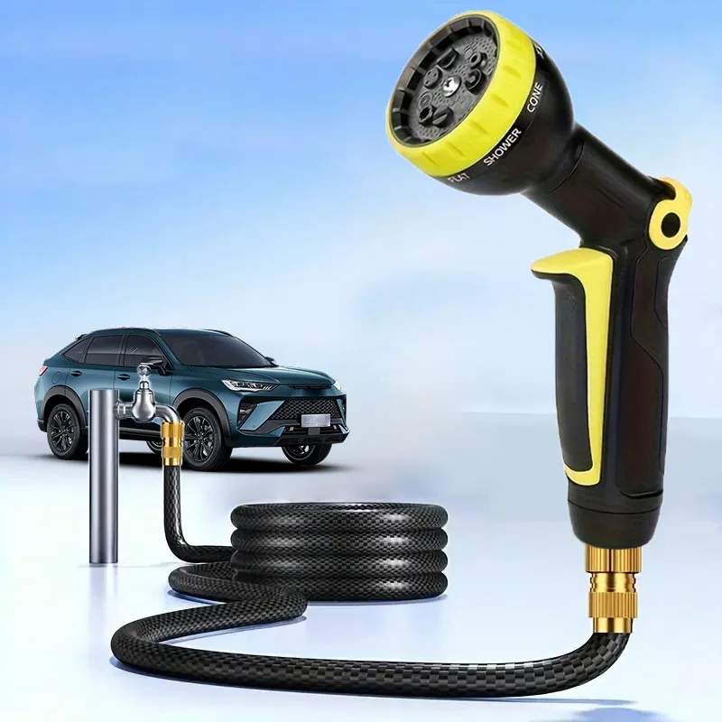 Garden Hose Watering Sprayer High Pressure Water Sprayer Washing Cars 8 Modes Portable High Pressure Water Gun for Lawn & Garden
Garden Hose Watering Sprayer High Pressure Water Sprayer Washing Cars 8 Modes Portable High Pressure Water Gun for Lawn & Garden