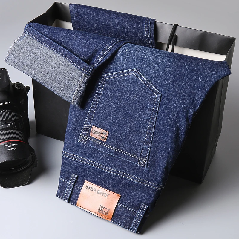 2022 Fitted Straight Stretch Denim Jeans Classic Style Badge Youth Men's Business Casual Jeans Trousers
2022 Fitted Straight Stretch Denim Jeans Classic Style Badge Youth Men's Business Casual Jeans Trousers