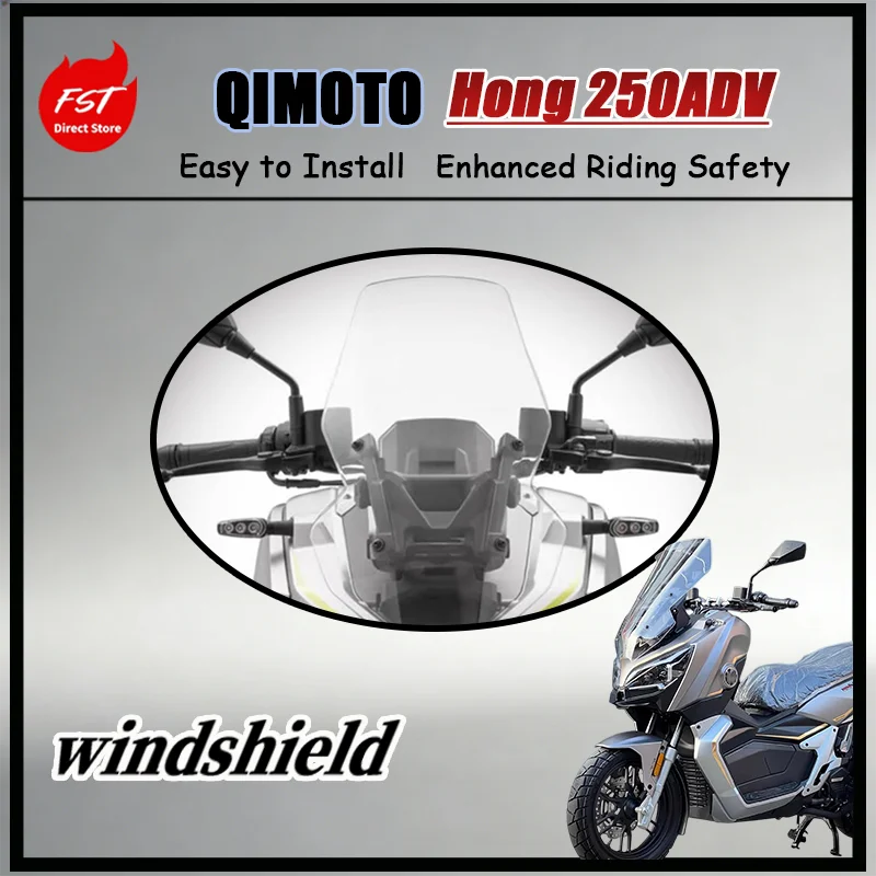 FOR QJMOTOR Hong 250ADV Heightened Front Wind Shield Easy Install Modified Accessories Motorcycle Riding Essentials
FOR QJMOTOR Hong 250ADV Heightened Front Wind Shield Easy Install Modified Accessories Motorcycle Riding Essentials