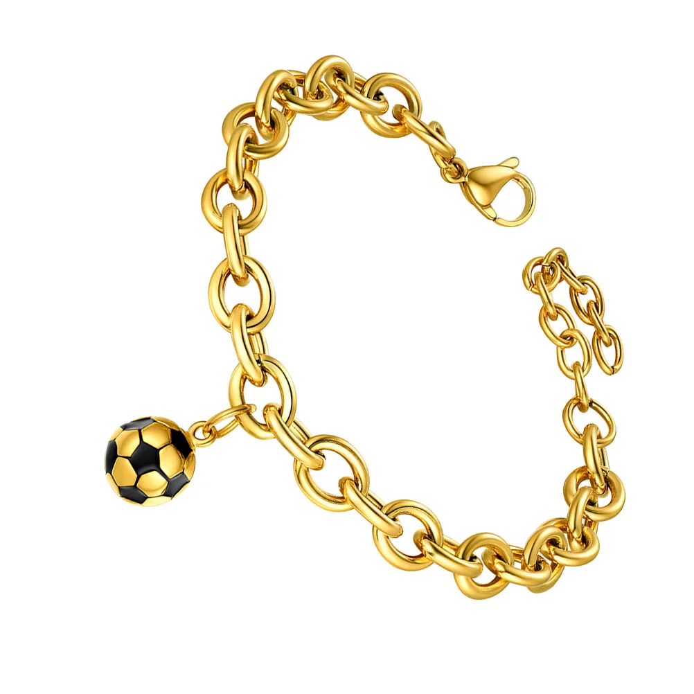 Football Bracelet Titanium Wrist Waist Chain Lightweight Fashionable Birthday Gift Matching Clothes Dress Skirt Pants
Football Bracelet Titanium Wrist Waist Chain Lightweight Fashionable Birthday Gift Matching Clothes Dress Skirt Pants