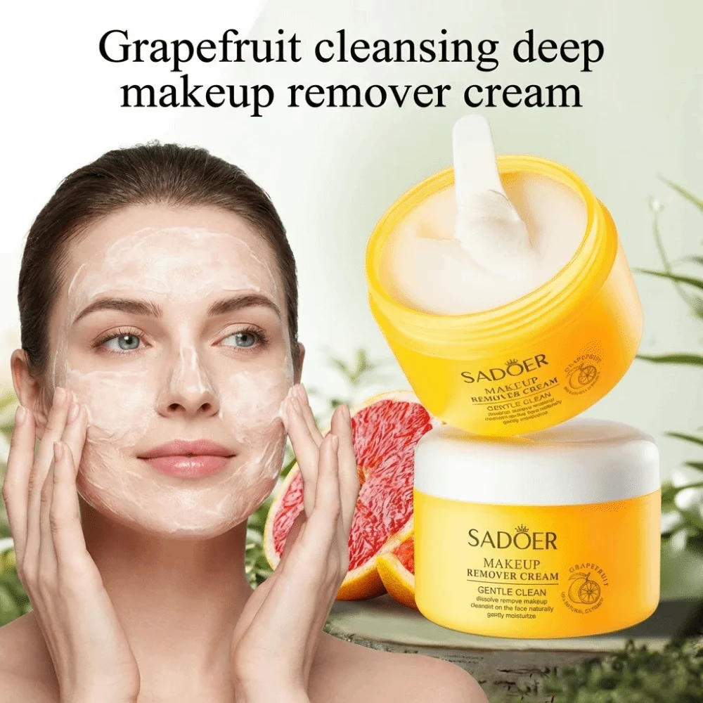 Quickly Dissolve SADOER Grapefruit Makeup Remover Stubborn Makeup Without Residue Deep Cleaning Makeup Remover Deep Cleaning
Quickly Dissolve SADOER Grapefruit Makeup Remover Stubborn Makeup Without Residue Deep Cleaning Makeup Remover Deep Cleaning