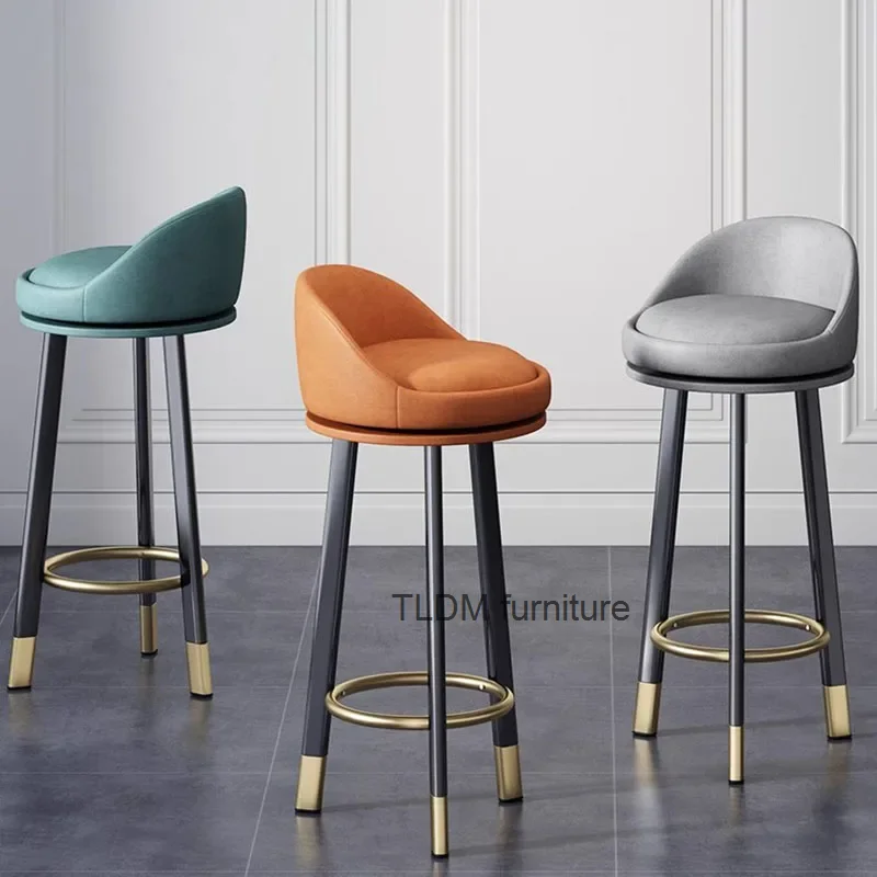 Luxury Kitchen Chair Office Modern Design Nordic Height Luxury Bar Stools Home Kitchen Sillas Para Comedor Restaurant Furniture
Luxury Kitchen Chair Office Modern Design Nordic Height Luxury Bar Stools Home Kitchen Sillas Para Comedor Restaurant Furniture