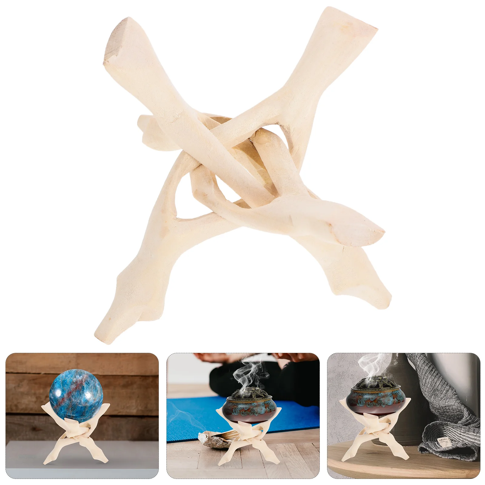 Wooden Tripod Stand White Bracket Base Incense Burner Plate Display Rack Abalone Shell Holder Jewelry Dish Home Decor
Wooden Tripod Stand White Bracket Base Incense Burner Plate Display Rack Abalone Shell Holder Jewelry Dish Home Decor