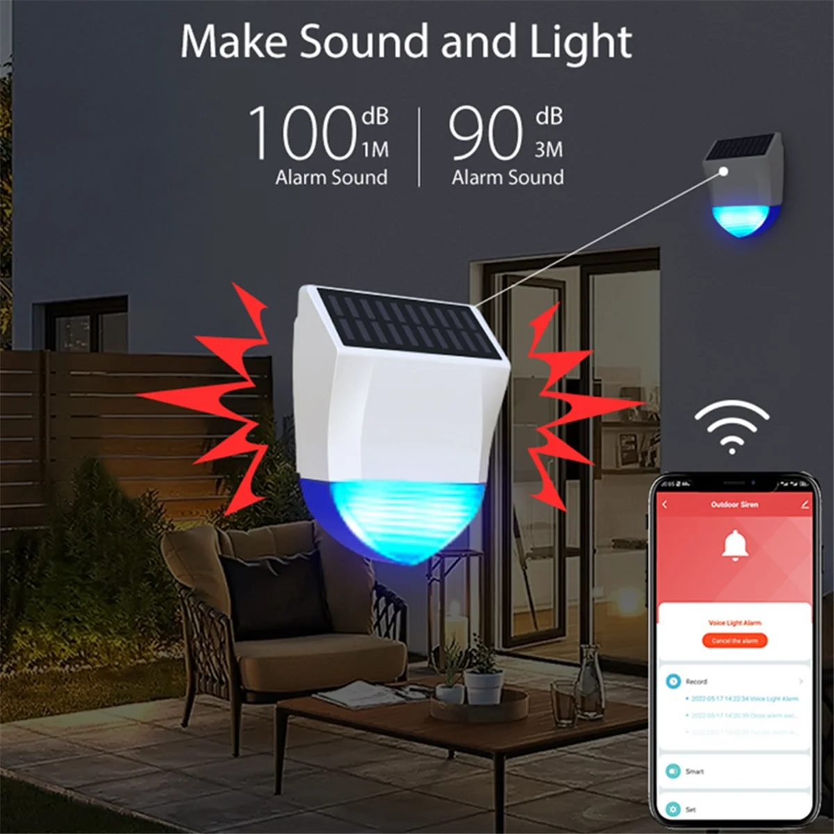 ATP-NEO Graffiti Smart Audible Alarm ZigBee Outdoor Sound and Light Alarm Waterproof Solar Sound Light Alarms
ATP-NEO Graffiti Smart Audible Alarm ZigBee Outdoor Sound and Light Alarm Waterproof Solar Sound Light Alarms