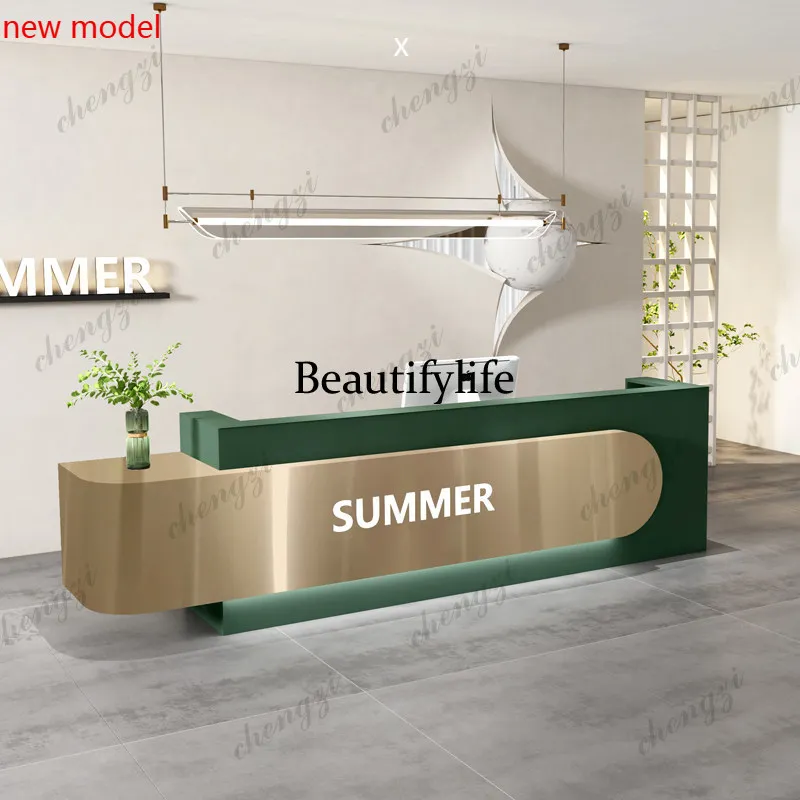 Organizers Design Reception Desks Minimalist Aesthetic Company Executive Reception Desks Unique Scrivania Commercial FurnitureN1
Organizers Design Reception Desks Minimalist Aesthetic Company Executive Reception Desks Unique Scrivania Commercial FurnitureN1