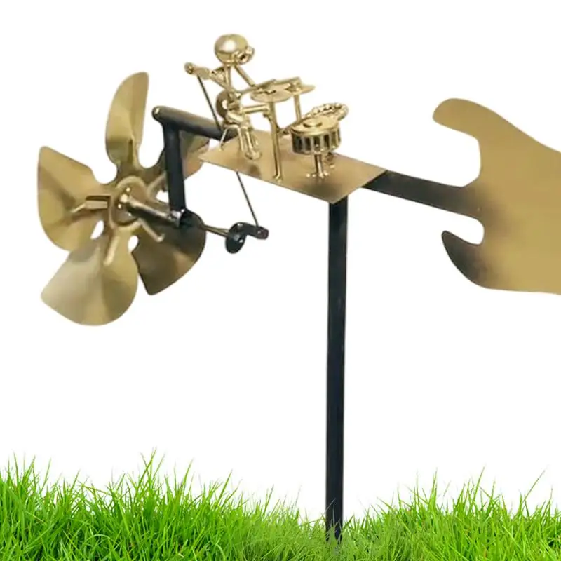 Metal Drummer Windmill Handmade Wind Power Rock Art Statue Music Figurines For Garden Yard Patio Lawn Porch Backyard
Metal Drummer Windmill Handmade Wind Power Rock Art Statue Music Figurines For Garden Yard Patio Lawn Porch Backyard