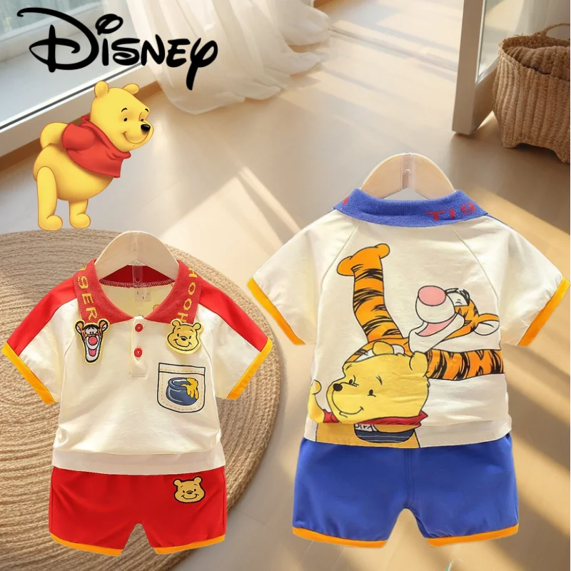 Cartoon Disney Winnie the Pooh Tigger Cute Creative Pattern Simple Fashion Casual Versatile Short Sleeve Shorts Set for Kids
Cartoon Disney Winnie the Pooh Tigger Cute Creative Pattern Simple Fashion Casual Versatile Short Sleeve Shorts Set for Kids