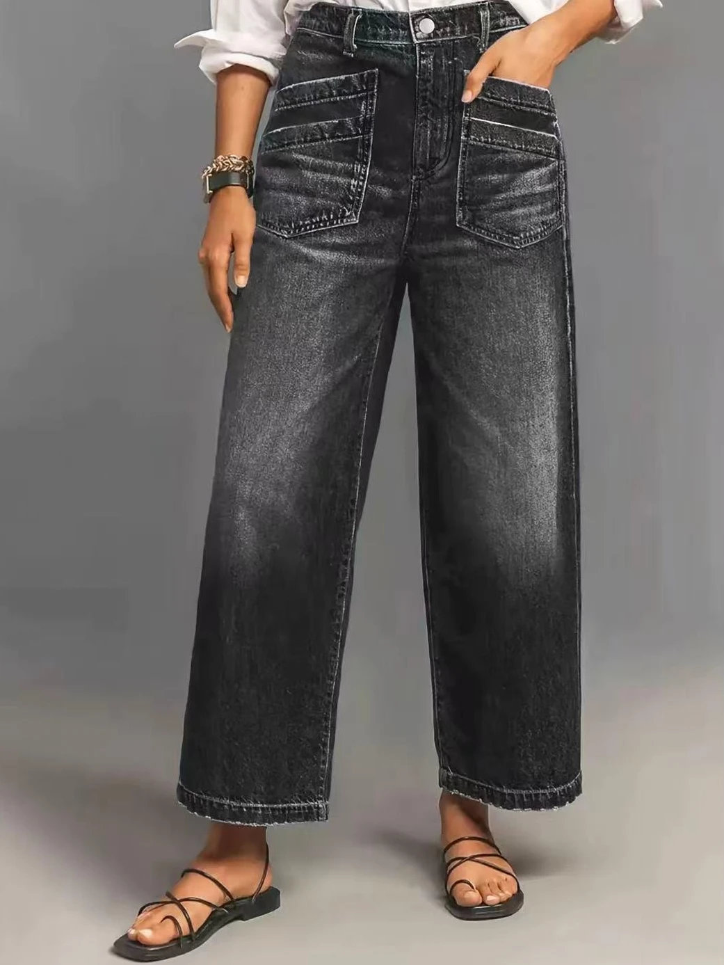 Women's Jeans Plus Size Jeans Stretchy High Waist Trendy Denim Pants Loose Fit Casual Fashion for Curvy
Women's Jeans Plus Size Jeans Stretchy High Waist Trendy Denim Pants Loose Fit Casual Fashion for Curvy
