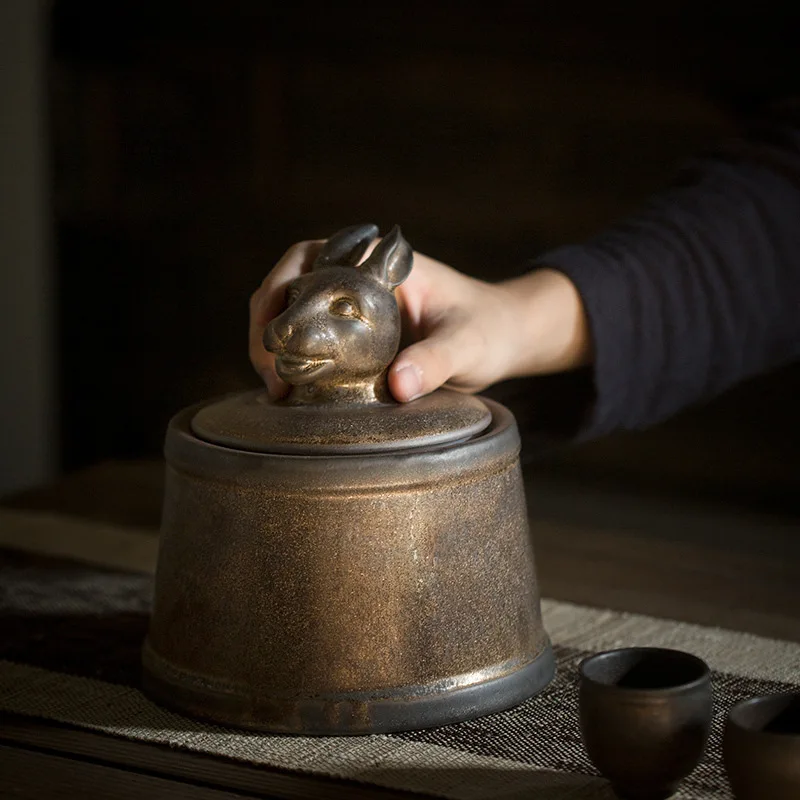 Ceramic Tea Sealed Storage Jar Room Decoration Accessories
Ceramic Tea Sealed Storage Jar Room Decoration Accessories
