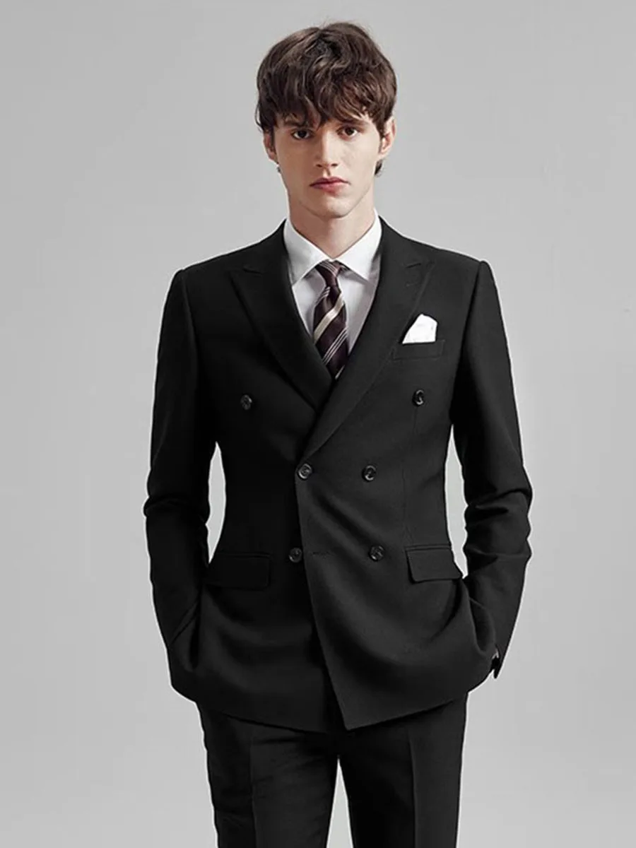 L1123 Double-breasted suit for men Korean style handsome slim groom wedding dress three-piece suit casual professional
L1123 Double-breasted suit for men Korean style handsome slim groom wedding dress three-piece suit casual professional