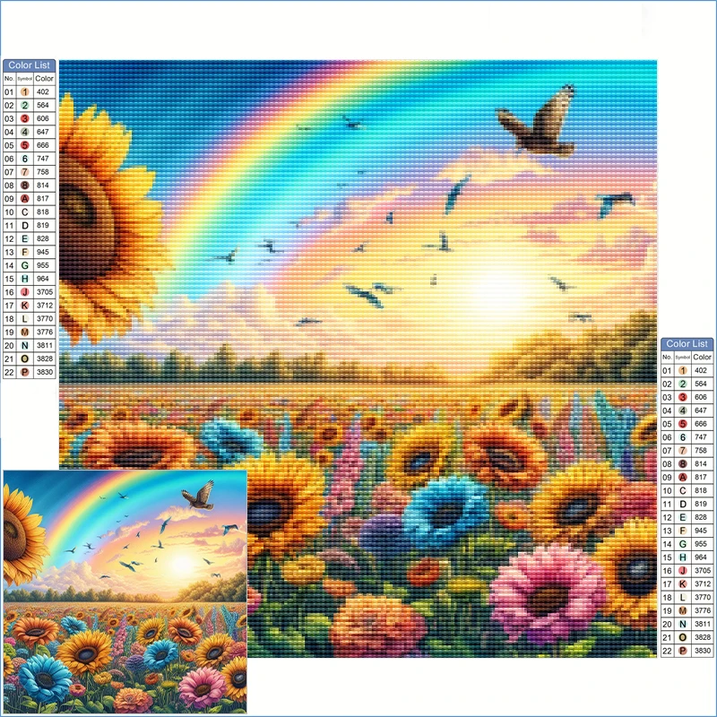 DIY Diamond Painting Kits New Arrivals Sunflower Field Landscape Jewelry Cross Stitch Productos Arts And Crafts Adults Gifts
DIY Diamond Painting Kits New Arrivals Sunflower Field Landscape Jewelry Cross Stitch Productos Arts And Crafts Adults Gifts