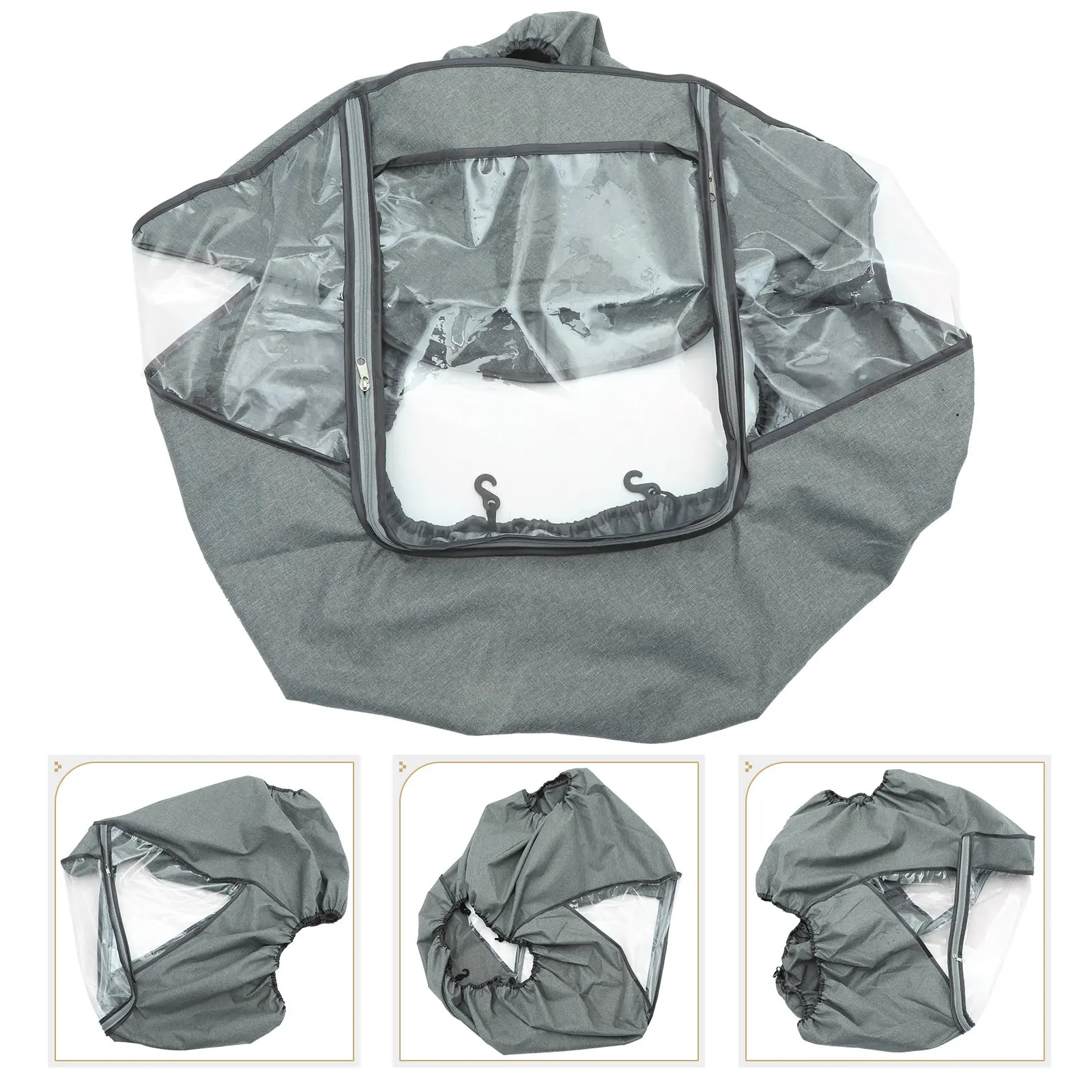 Baby Stroller Rain Cover Universal Windproof Dustproof Grey Protective Cover for Outdoor Standard Strollers Spittle-Proof
Baby Stroller Rain Cover Universal Windproof Dustproof Grey Protective Cover for Outdoor Standard Strollers Spittle-Proof