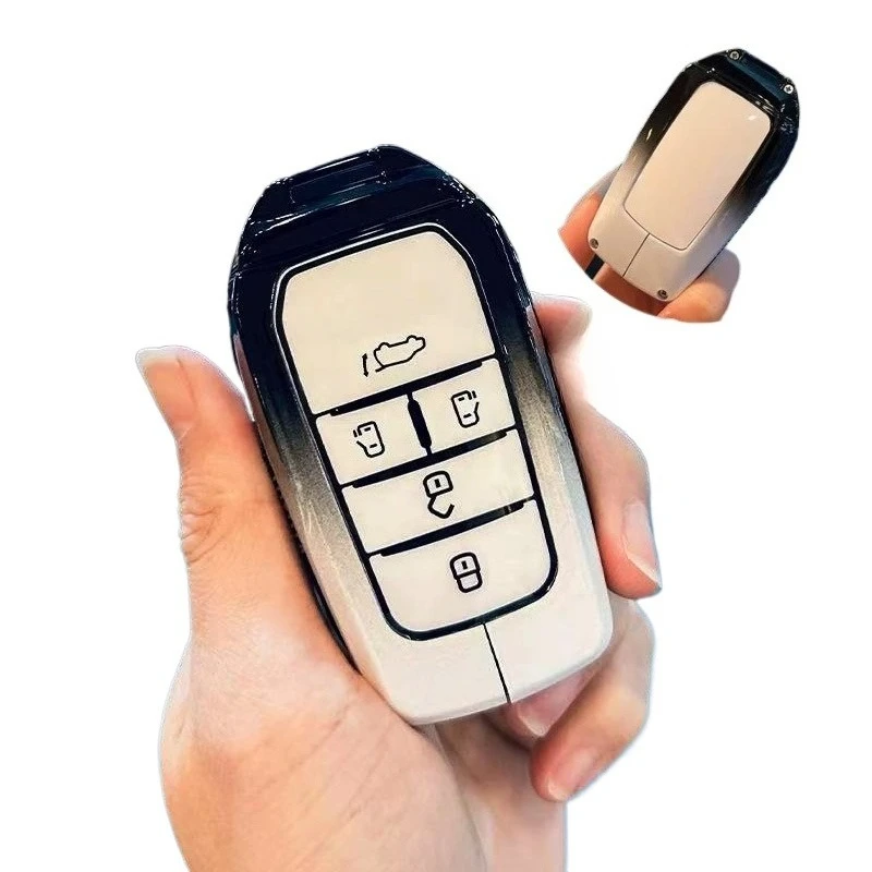 Zinc Alloy Key Fob Cover for Toyota Alphard (30/40 Series), Heavy Duty Metal Protective Keybag KeyCase Shell with Keychain
Zinc Alloy Key Fob Cover for Toyota Alphard (30/40 Series), Heavy Duty Metal Protective Keybag KeyCase Shell with Keychain