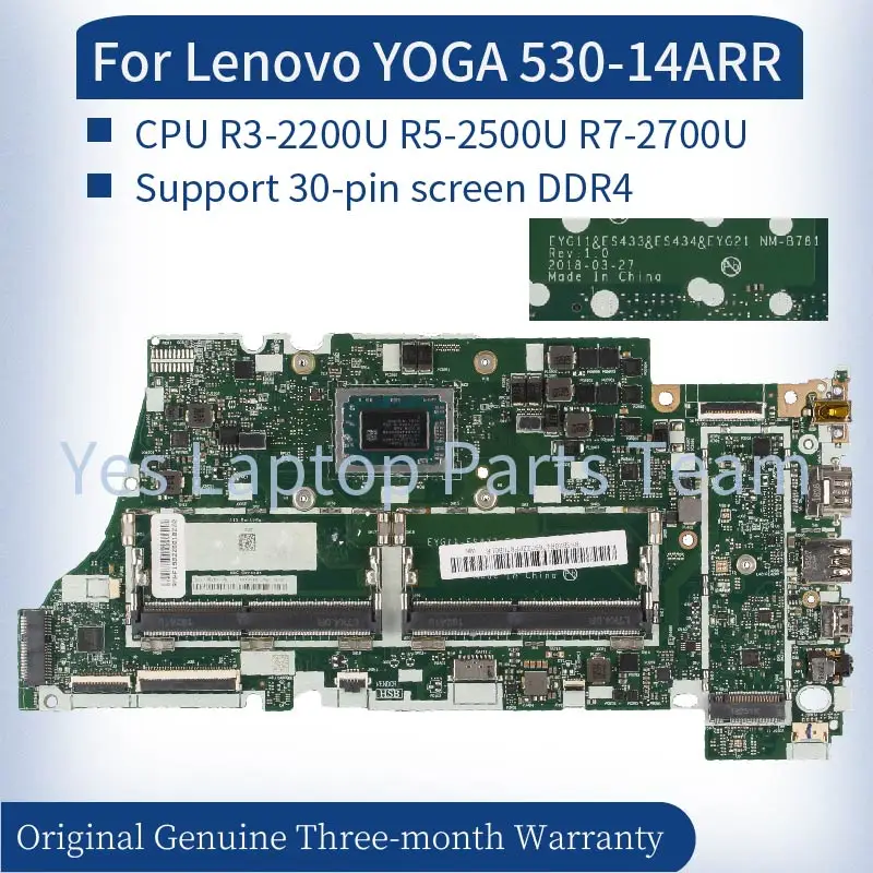 Детская материнская плата для ноутбука Lenovo YOGA 530-14ARR с 30-контактным экраном
Детская материнская плата для ноутбука Lenovo YOGA 530-14ARR с 30-контактным экраном