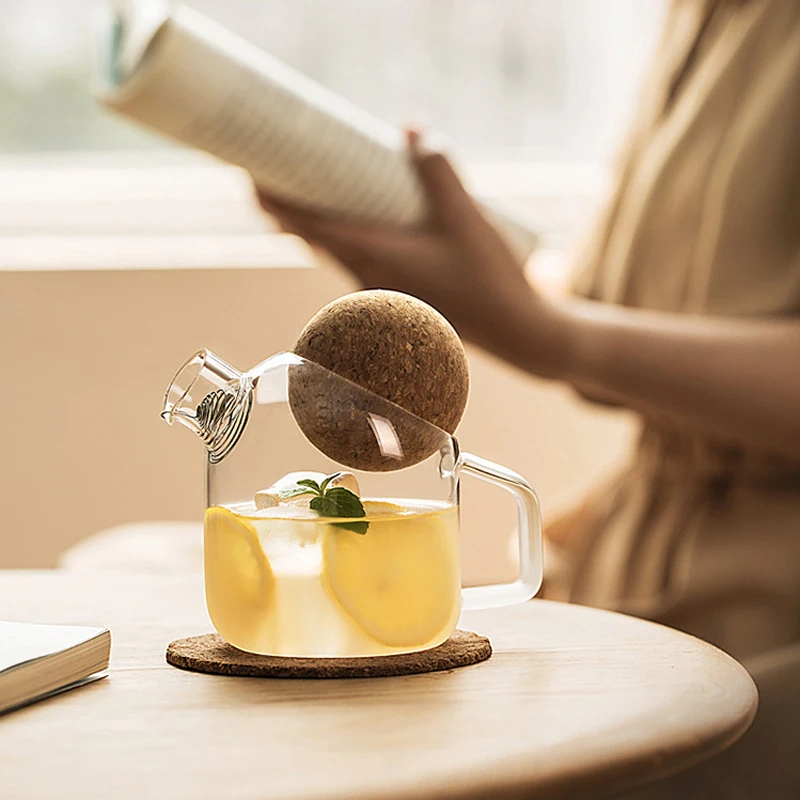 Transparent Borosilicate Glass Teapot Heat-Resistant Teapot Fruit Juice Container Decanter Household Flower Water Lemon
Transparent Borosilicate Glass Teapot Heat-Resistant Teapot Fruit Juice Container Decanter Household Flower Water Lemon