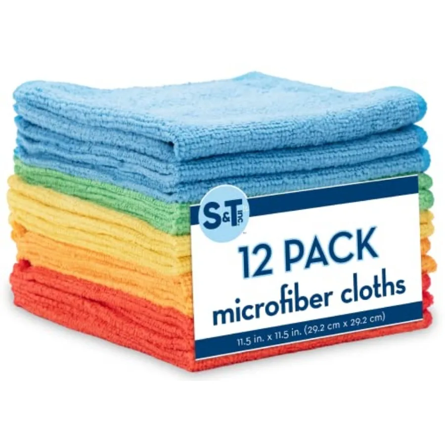 Microfiber Cleaning Cloth, Bulk Microfiber Towel for Home, Reusable and Lint Free Cloth Towels for Car, Assorted Colors, 11.5 I
Microfiber Cleaning Cloth, Bulk Microfiber Towel for Home, Reusable and Lint Free Cloth Towels for Car, Assorted Colors, 11.5 I