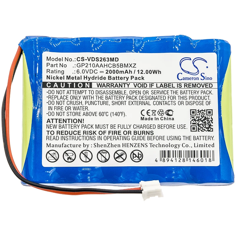Cameron Sino 2000mAh Battery For VDW Silver Silver Reciproc V0411630000000 SR2634 GP210AAHCB5BMXZ
Cameron Sino 2000mAh Battery For VDW Silver Silver Reciproc V0411630000000 SR2634 GP210AAHCB5BMXZ