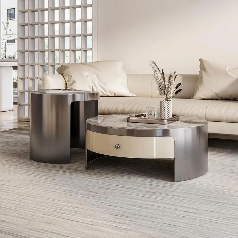 rock slab coffee table household small apartment living room double pump size round combination design coffee table TV cabinet
rock slab coffee table household small apartment living room double pump size round combination design coffee table TV cabinet