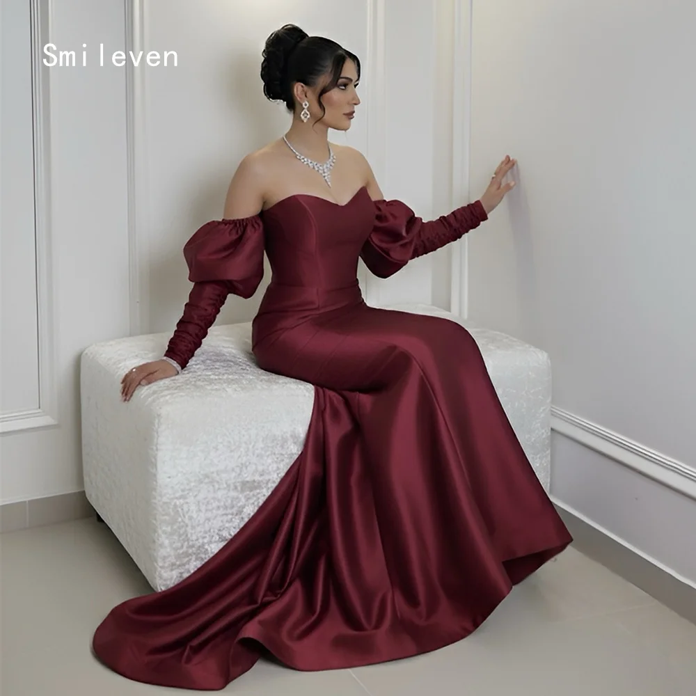 Smileven Luxury Burgundy Mermaid Prom Dress Sweetheart Party Gowns Elegant Occassion Dress Customized 2026
Smileven Luxury Burgundy Mermaid Prom Dress Sweetheart Party Gowns Elegant Occassion Dress Customized 2026