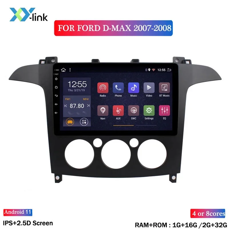 9 дюймовый Android 11 автомобильный DVD мультимедиа для Ford S-Max 2007-2008 радио Aduio Стерео GPS навигационная система аксессуары No 2 Din
9 дюймовый Android 11 автомобильный DVD мультимедиа для Ford S-Max 2007-2008 радио Aduio Стерео GPS навигационная система аксессуары No 2 Din