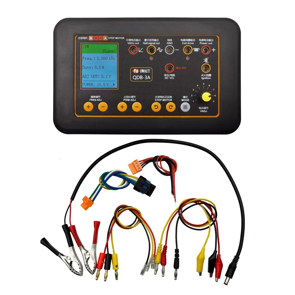 QDB-3A Automobile Ignition Coil Tester Injector Solenoid Valves Idling Stepper Motor Car Fault Detector Auto Maintenance Driver
QDB-3A Automobile Ignition Coil Tester Injector Solenoid Valves Idling Stepper Motor Car Fault Detector Auto Maintenance Driver