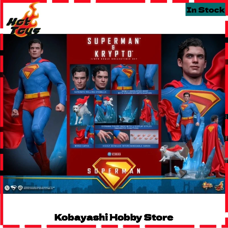 Hot Toys 1/6 MMS812 Superman and Krypto Collectible Set 30+ Articulations Movie Masterpiece Series Brand New in Stock
Hot Toys 1/6 MMS812 Superman and Krypto Collectible Set 30+ Articulations Movie Masterpiece Series Brand New in Stock