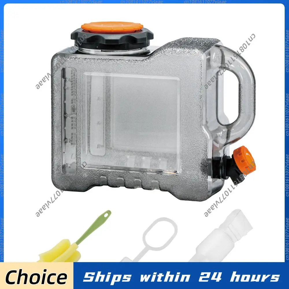 Clear Water Container with Faucet Food Grade PC Camping Water Tank with Measuring Scale for Outdoor Travel Picnic Hiking
Clear Water Container with Faucet Food Grade PC Camping Water Tank with Measuring Scale for Outdoor Travel Picnic Hiking