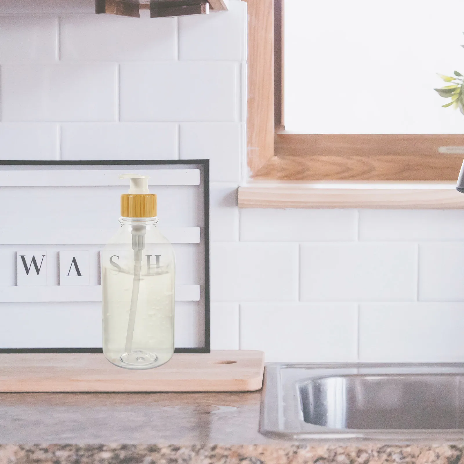 2Pcs Refillable Soap Dispenser with Bamboo Pump 16Oz Press Type Shower Gel Bottle for Bathroom Travel Lotion Shampoo
2Pcs Refillable Soap Dispenser with Bamboo Pump 16Oz Press Type Shower Gel Bottle for Bathroom Travel Lotion Shampoo