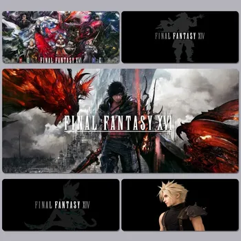 Final-Fantasyes Non-slip Lockedge PC Gaming Mouse Pad Gamer Desk Mats Keyboard Pad Mause Pad Muismat