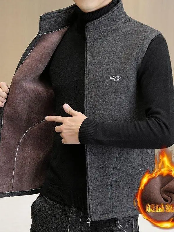 Утепленный мужской жилет с воротником-стойкой на флисовой подкладке, теплый верх для зимы, молодежный, стандартный крой, базовый слой, для офиса
Утепленный мужской жилет с воротником-стойкой на флисовой подкладке, теплый верх для зимы, молодежный, стандартный крой, базовый слой, для офиса